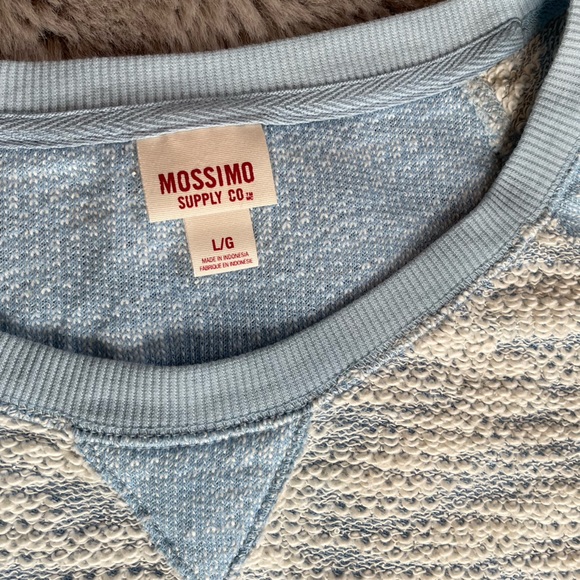 Light Blue Raglan Style Sweatshirt - Picture 8 of 11